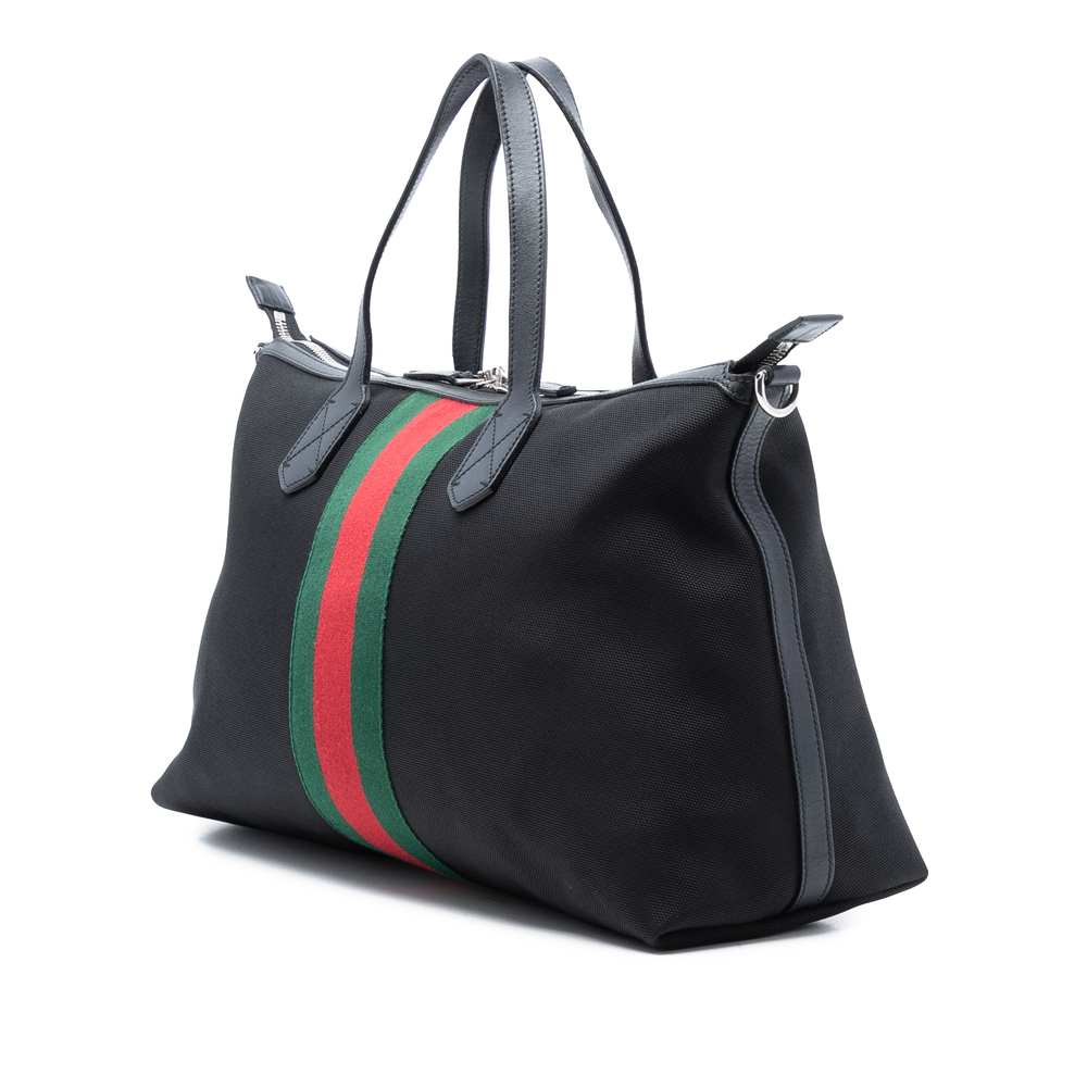 Pre-Loved Gucci Techno Canvas Web Travel Bag - Picture 2 of 8